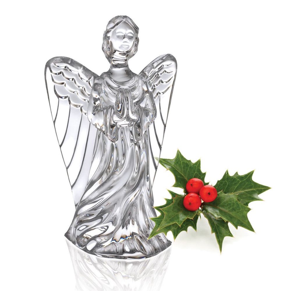 WATERFORD CRYSTAL GUARDIAN ANGEL  6" Tall